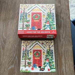 Galison 500 piece Home For The Holidays Puzzle